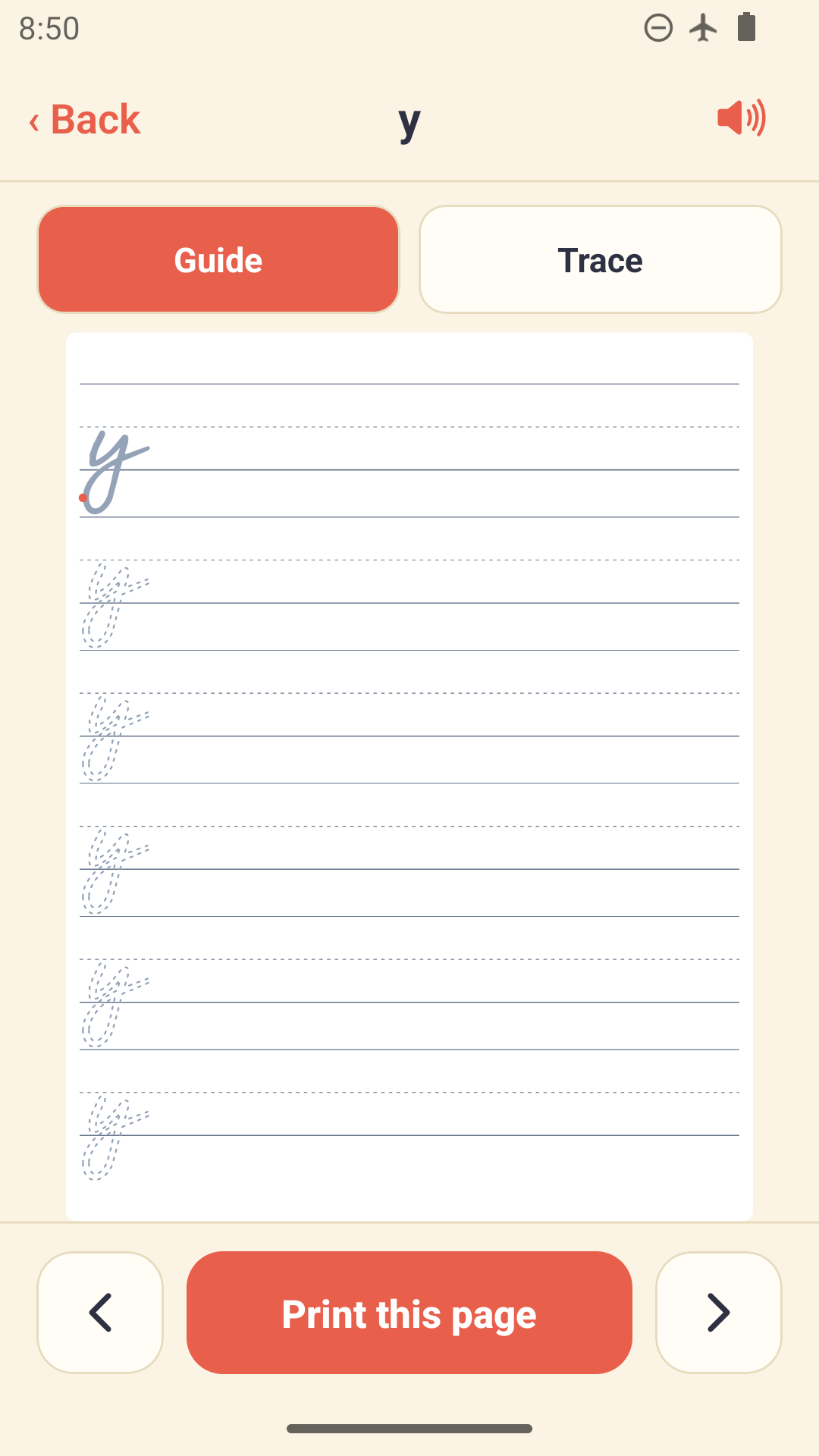 TracePals screen 6